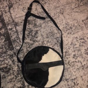 Vintage cowhide leather purse